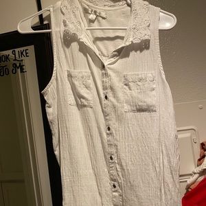 White lc Lauren Conrad blouse